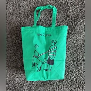 New The New Yorker Green Tote Bag